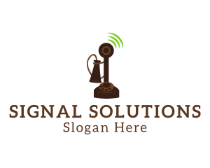 Signal - Signal Candlestick Telephone logo design