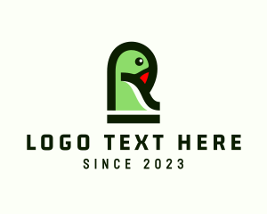 Wildlife Center - Letter R Bird logo design