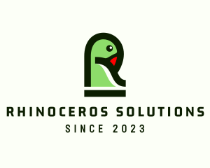 Letter R Bird logo design