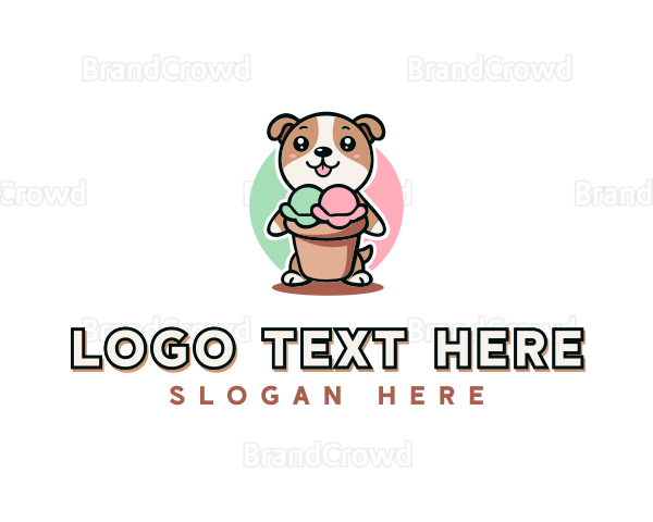 Dog Ice Cream Bistro Logo