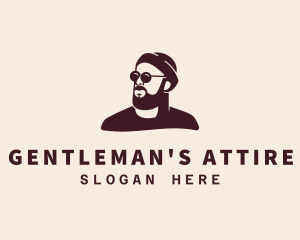 Menswear - Hipster Male Beard logo design