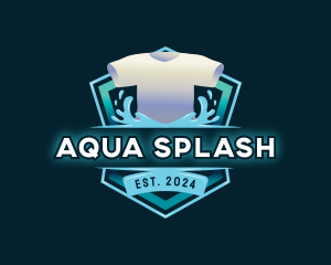 Tshirt Splash Laundromat logo design
