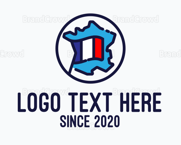 French Country Map Logo