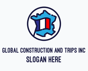 French Country Map Logo