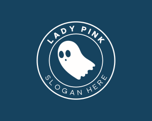 Evil - Spooky Ghost Halloween logo design