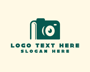 Green - Camera Photography Book logo design