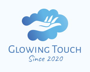 Clean Hand Cloud logo design