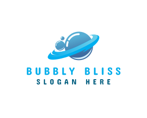 Bubble Cleaning Maintenance logo design