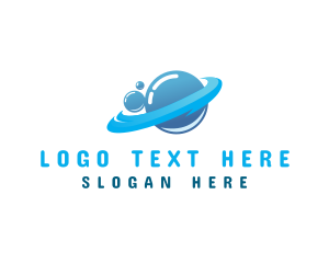 Clean - Bubble Cleaning Maintenance logo design