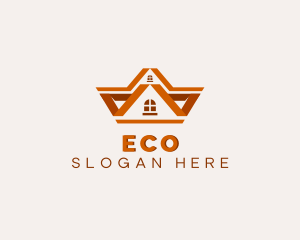 Real Estate - House Property Roof logo design