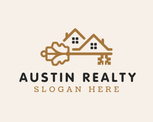 Realty Homes Key logo design