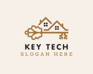 Realty Homes Key logo design