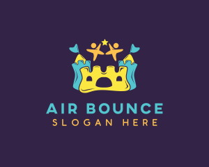 Children Bouncy Castle logo design