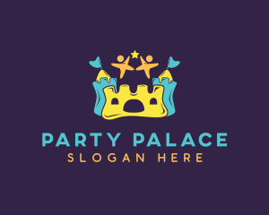 Children Bouncy Castle logo design