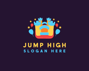 Bouncy Castle Playground logo design