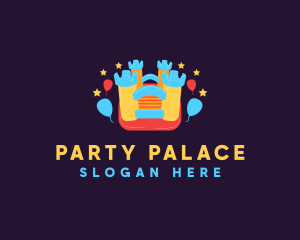 Bouncy Castle Playground logo design