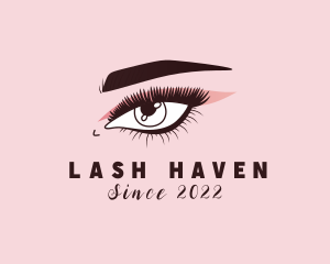 Lady Eyelash Beauty logo design