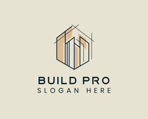 Home - Hexagon Building Architecture Design logo design