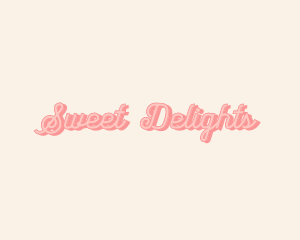 Feminine Retro Script logo design