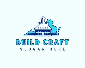 Virginia Architectural Building  logo design