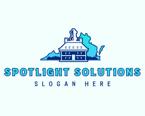 Virginia Architectural Building  logo design