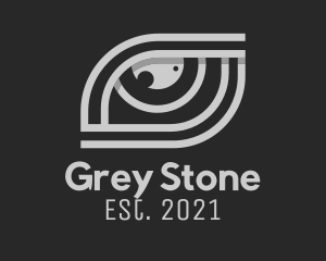 Grey - Grey Eye Outline logo design