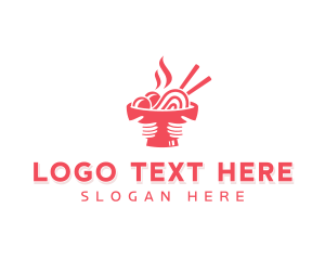 Garnish - Ramen Noodles Restaurant logo design