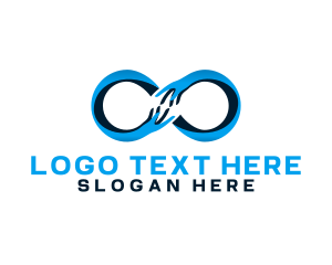 Help - Blue Infinity Care logo design
