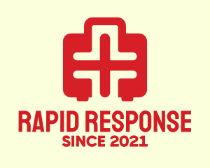 Emergency - Red Medical Emergency Kit logo design