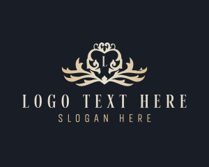 Boutique - Regal Monarchy Wedding logo design