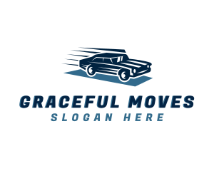 Fast Moving Car Automobile logo design