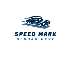 Fast Moving Car Automobile logo design