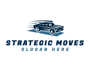 Fast Moving Car Automobile logo design