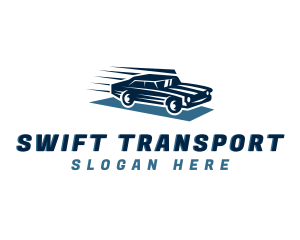 Fast Moving Car Automobile logo design