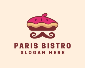 French Patisserie Pie Baker logo design