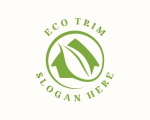 Eco Leaf House logo design