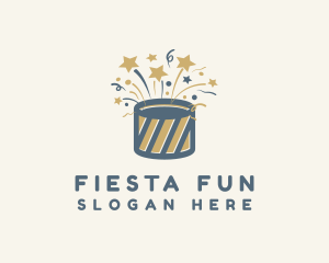 Party - Fun Party Confetti logo design