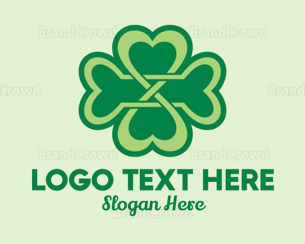 Fancy Clover Leaf Logo