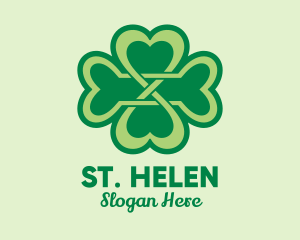 Fancy Clover Leaf logo design