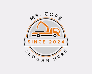 Tow Truck - Freight Mover Trucking logo design