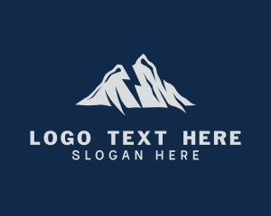 Mountain Climbing - Thunder Mountain Hill logo design