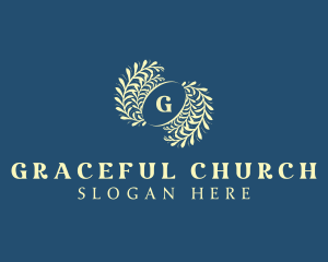 Succulent - Natural Leaf Wedding Decor logo design
