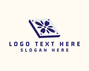 Flooring - Ceramic Tile Flooring logo design