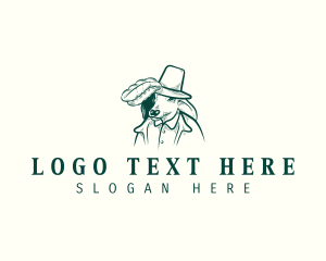 Cow - Victorian Cow Cattle logo design