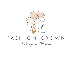 Woman Fashion Glam logo design