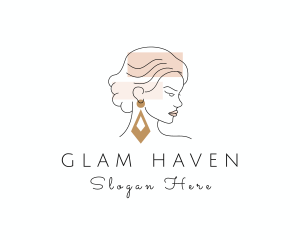 Glam - Woman Fashion Glam logo design