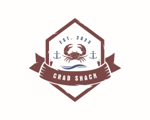 Crab Seafood Restaurant logo design