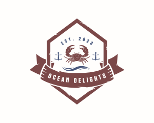 Seafood - Crab Seafood Restaurant logo design