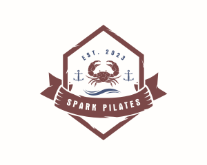 Aquatic - Crab Seafood Restaurant logo design