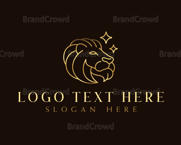 Luxury Wildlife Lion Logo